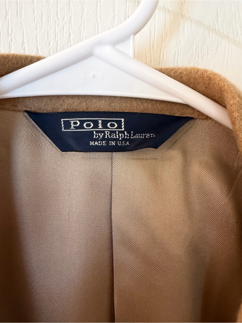 Polo Ralph Lauren Men’s 100% Camel Hair Blazer Sport Coat Tan 39R USA - Picture 2 of 7